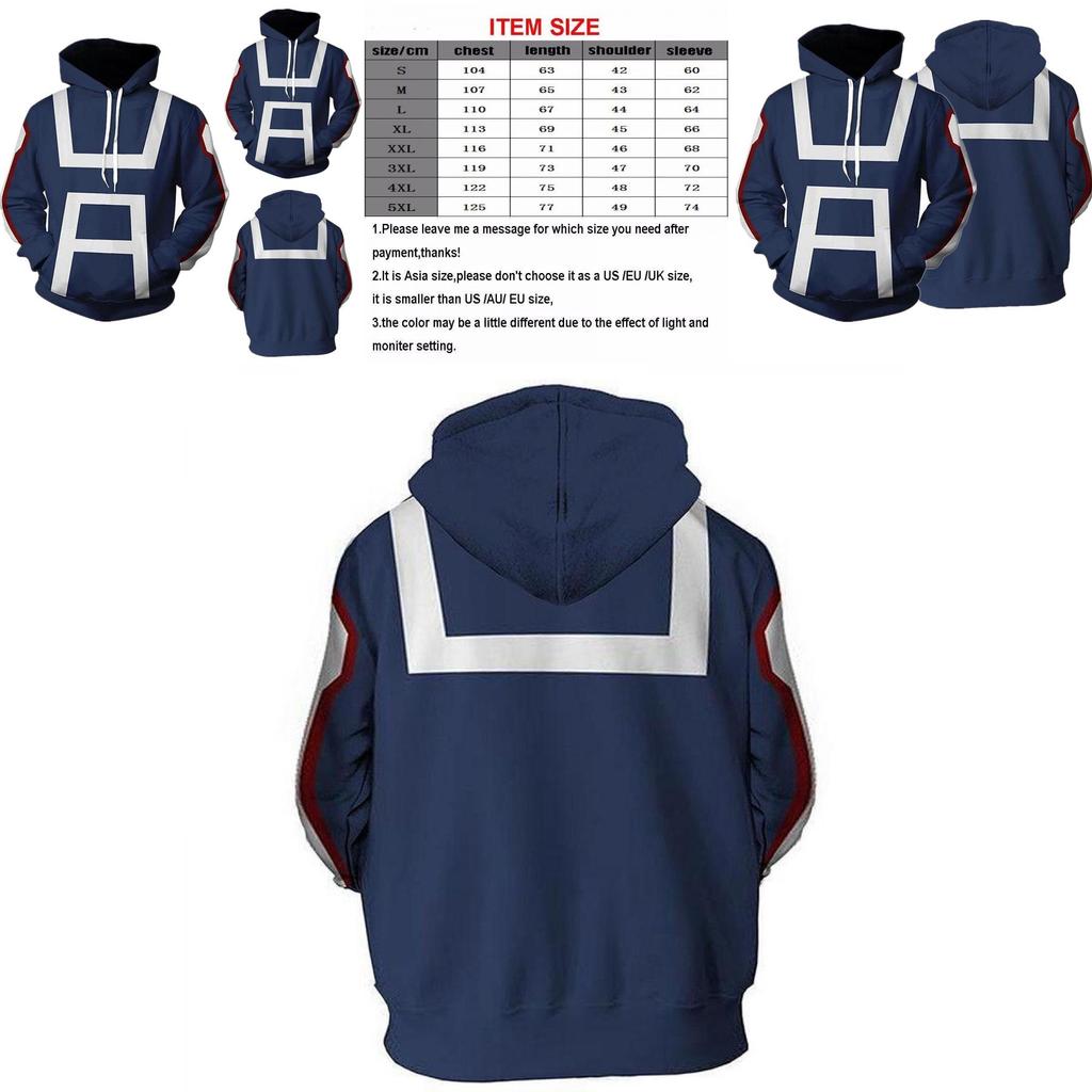 Cozy My Boku No Hero Academia Hoodie For Men And Women Ideal For Gym Use S-5xl