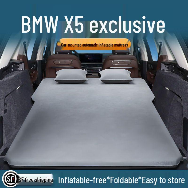 BMW X5 Rear Seat Air Mattress - Inflatable Car Bed for Trunk or Camping