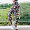 New Yoga Trousers Women Digital Printing High Elastic Slimming Nine-minute Trousers Sports Fitness Trousers