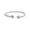 European and American open-ended titanium steel non-fading bracelet for men, simple diagonal pattern bangle for women, fashionable, light luxury,