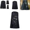 Elegant Medieval Scottish Mens Kilt For Authentic Vintage Cosplay Costumes