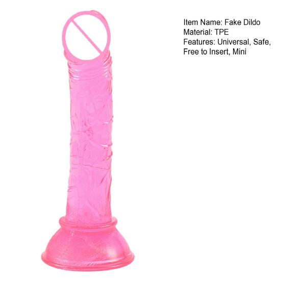 Поддельная присоска-фаллос, многоцветная искусственная кристально чистая мини-ручная имитация товаров для взрослых, нижняя присоска, женский мастурбатор для точки G, фаллоимитатор для лесбиянок