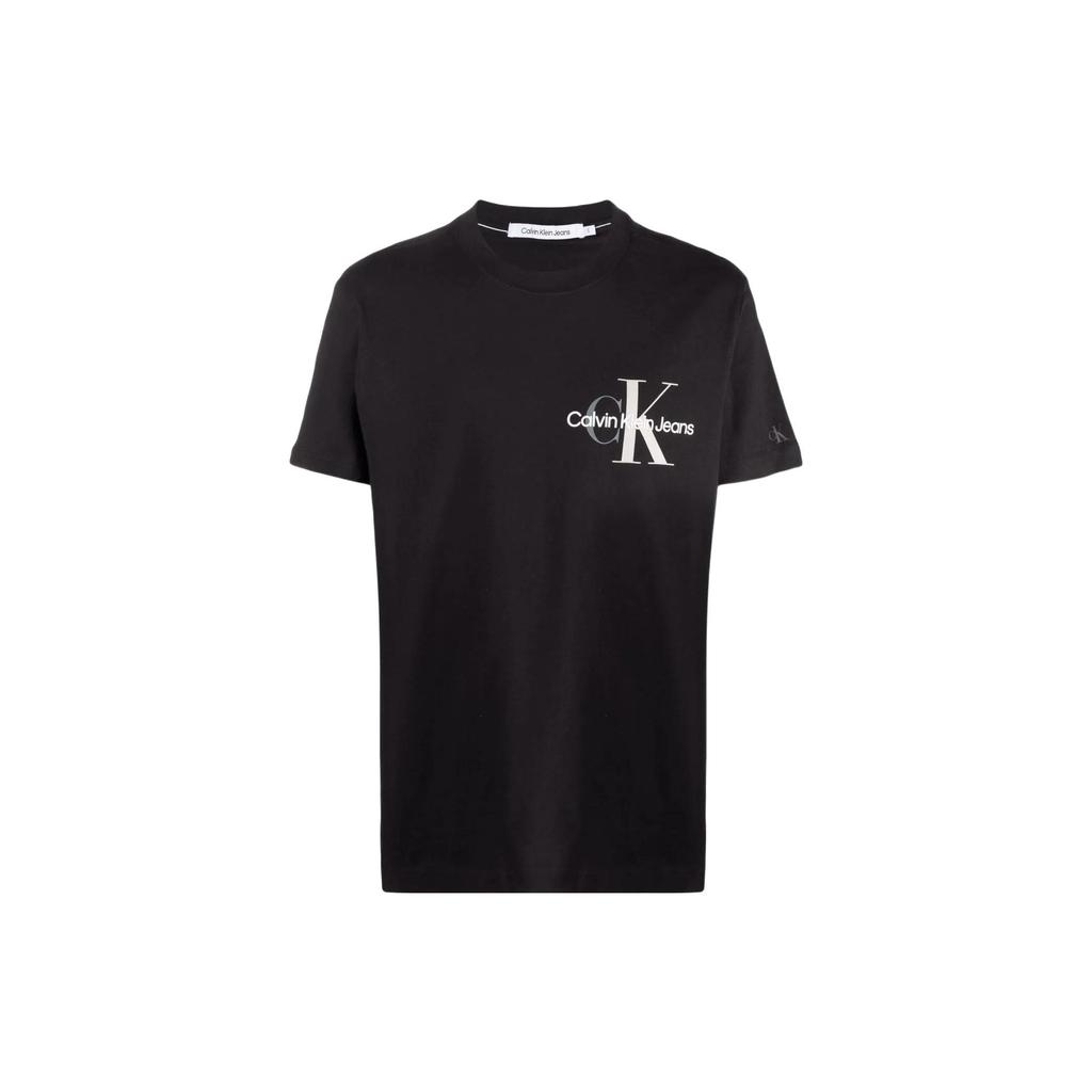 Calvin Klein Футболка с буквенным принтом, мужские топы, черная J30J319715-BEH