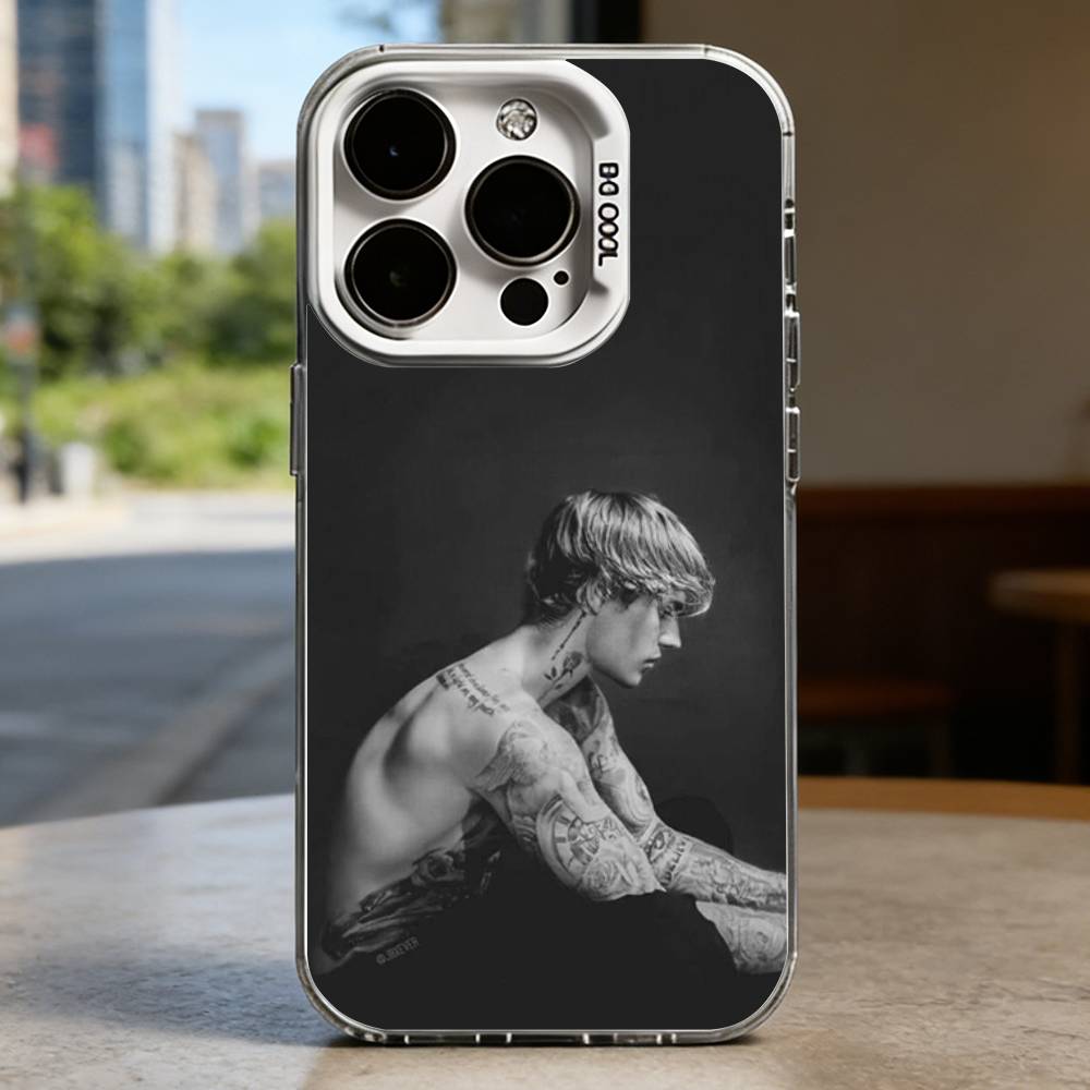 Чехол J-Justin B-Bieber для iPhone 16 15 14 13 12 11 Pro Max Plus Air 16E X XR XS Max Жесткий противоударный бампер