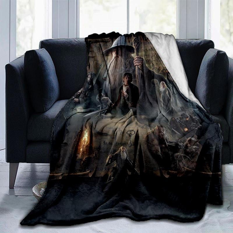 Lord of the Rings: The Fellowship of the Ring Poster PrintPrint Blanket, Soft Blanket For Sofa Office Bed And Travelling Daughter Birthday G