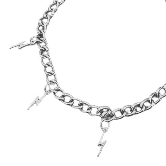 Chain Necklace Pendant Chain Electroplating Anti-Rust All Match Dress Up Unisex Simple Chain Necklace