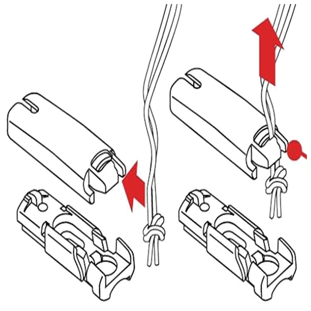 6Pieces Pleated Blind Base Clamping Brackets Tension Shoes with Screws Set for Secure Window Shade Easy Installation