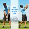 Horn Pole Design Golf Swing Trainer Plastic Material Alignment Aid  Beginner Training