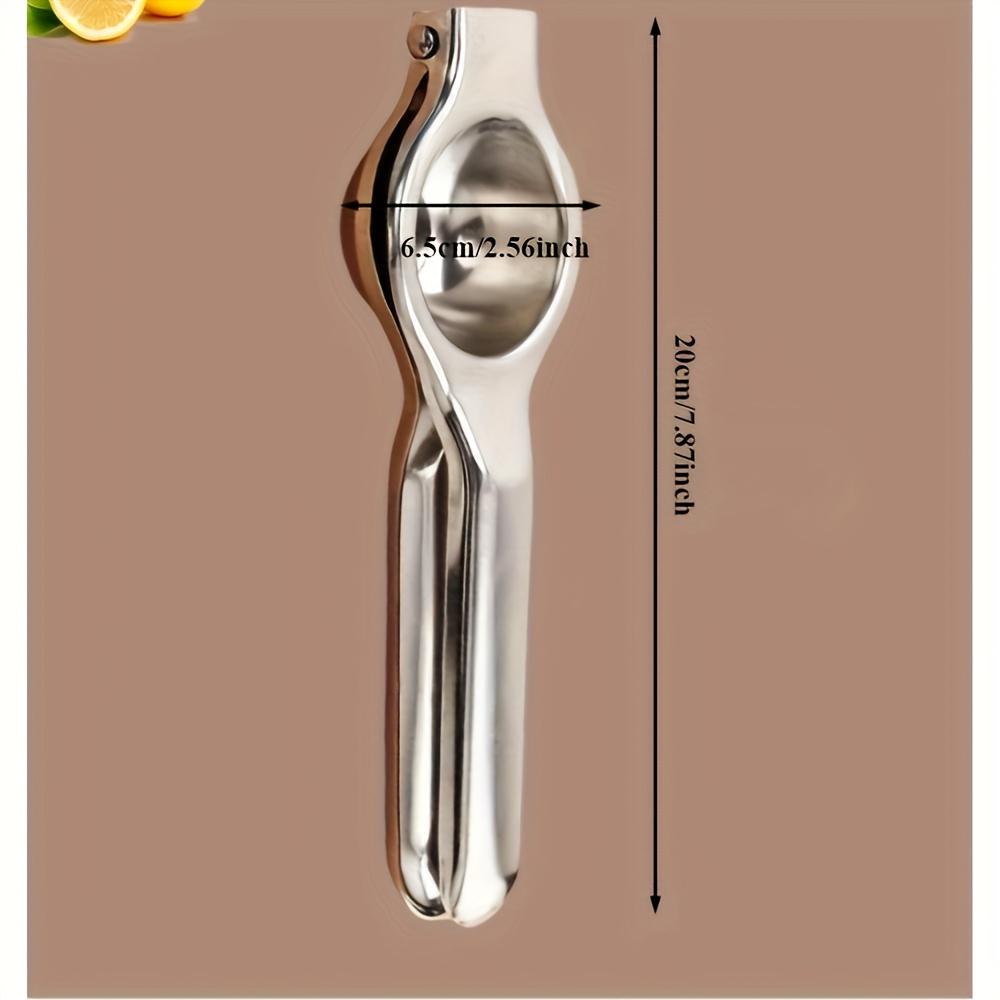 1pc Stainless Steel Lemon Juicer - Manual Efficient Juice Press, Easy to Use, for Home & Commercial Use, Fits Various Fruits