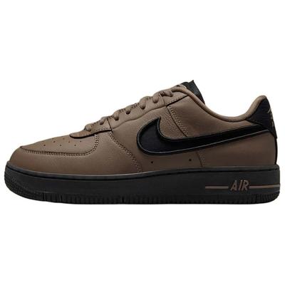 Женские кроссовки Air Force 1 Dance Low Mink Brown Black Металлик-Серебристый FJ7409-200