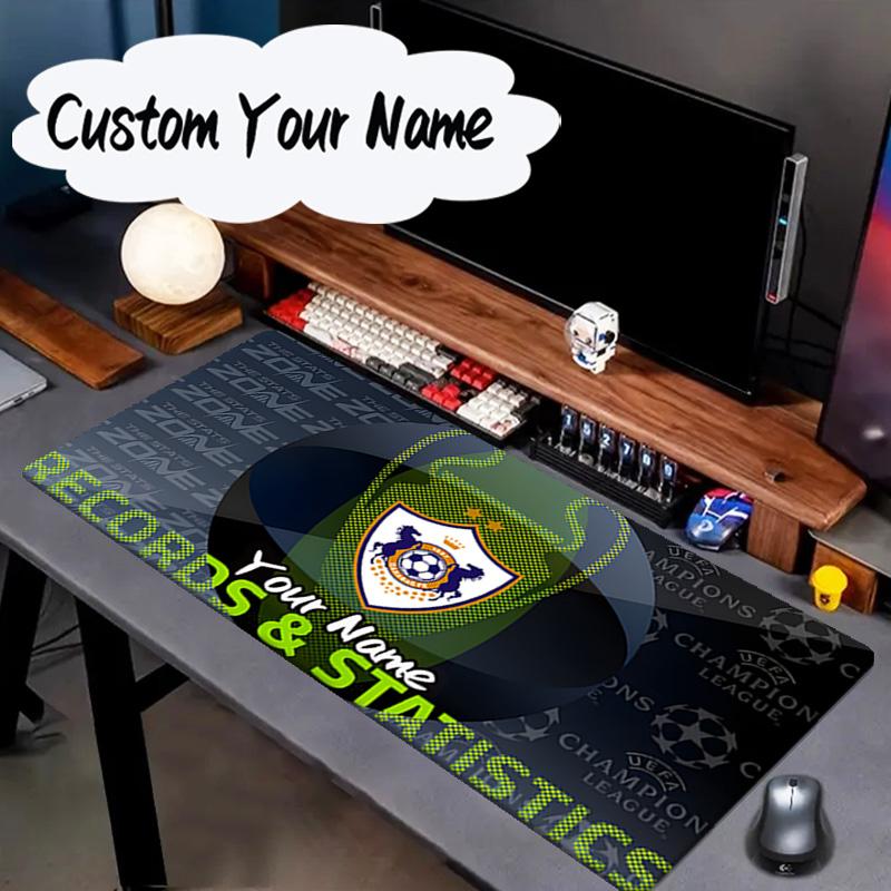 Custom Name Mouse pad Soccer Team Qarabag Design Mouse pad, Gaming Mouse Pad, keyboard pad, Desk Decor for computer notebook Fan Birthday Gift