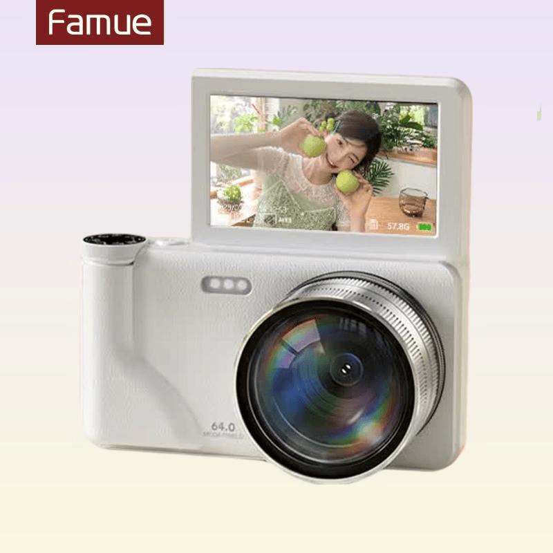 FAMUE FC02 HD CCD Ретро Цифровая Камера с Откидным Экраном и Памятью 32 ГБ (Китайская версия)