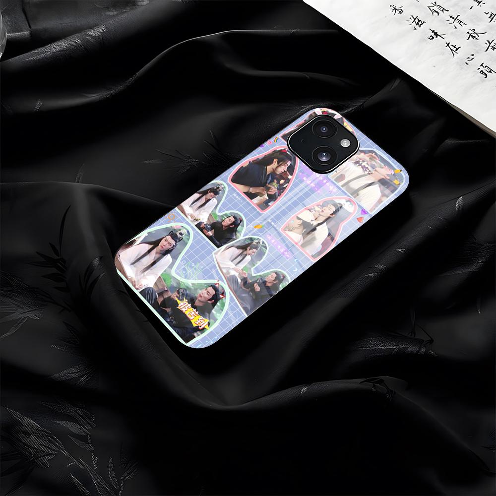 Wang Yibo XiaoZhan Phone Case For IPhone 17 Pro Max 16 15 14 Pro Max 13 11 Plus Glass Cover