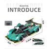 1/24 Aston Martin Valkyrie Alloy Sports Car Model Diecast Metal Track Racing Vehicles Car Model Simulation Sound and Light Childrens Toy Gift
