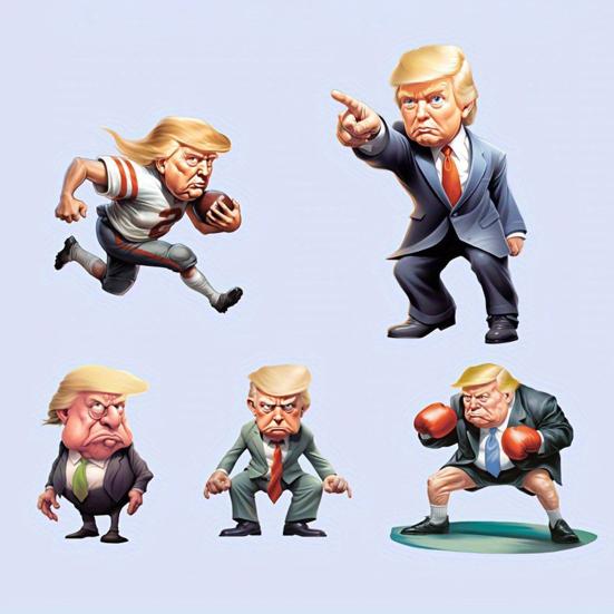 2 шт. подвеска для автомобиля Трампа 2D акриловые украшения Трампа внутренние настенные украшения для рождественской елки