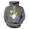 25-26 Disney Simpsons Hoodies Cartoon Anime Simpson 3d Print Men Women Fashion Oversized Sweatshirts Hoodie Kids Pullovers Tracksuits