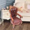 1/12 Dollhouse Chair Decor Photography Props Retro Style Miniature Furniture for DIY