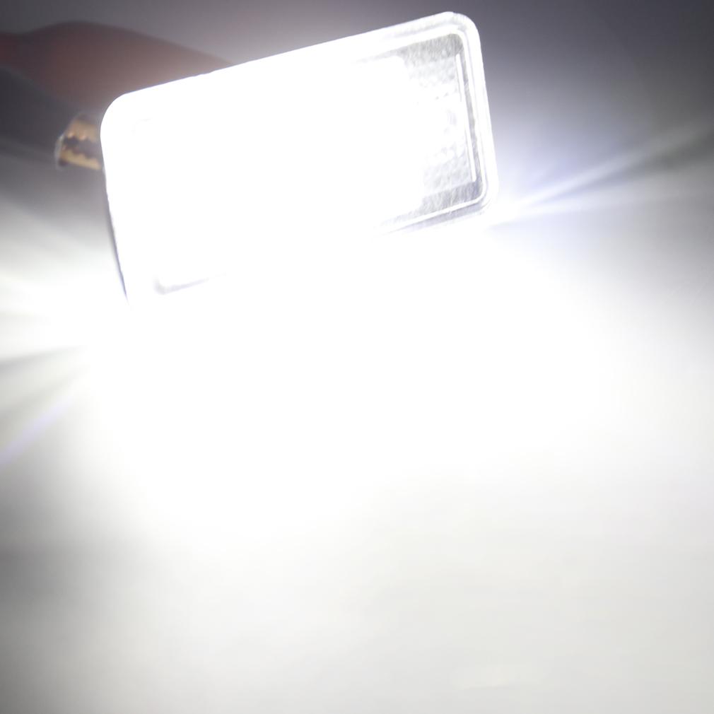 2 шт. ксеноновые белые светодиодные лампы освещения номерного знака автомобиля Canbus для A3 A4 S4 RS4 B7 A6 RS6 S6 C6 A5 S5 Cabrio Q7 A8 S8