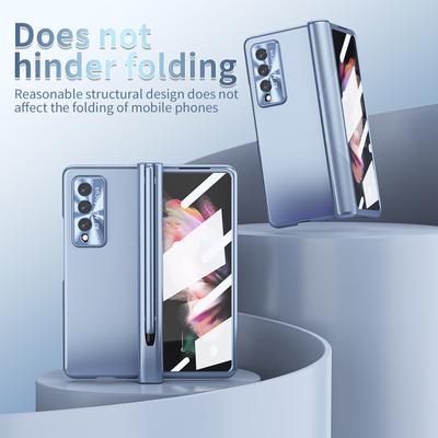 Защитный чехол из закаленного стекла с защитой от падения для Samsung Galaxy Z Fold3 Fold 4 Fold4 5g Fold 3 Противоударный чехол-держатель для ручек