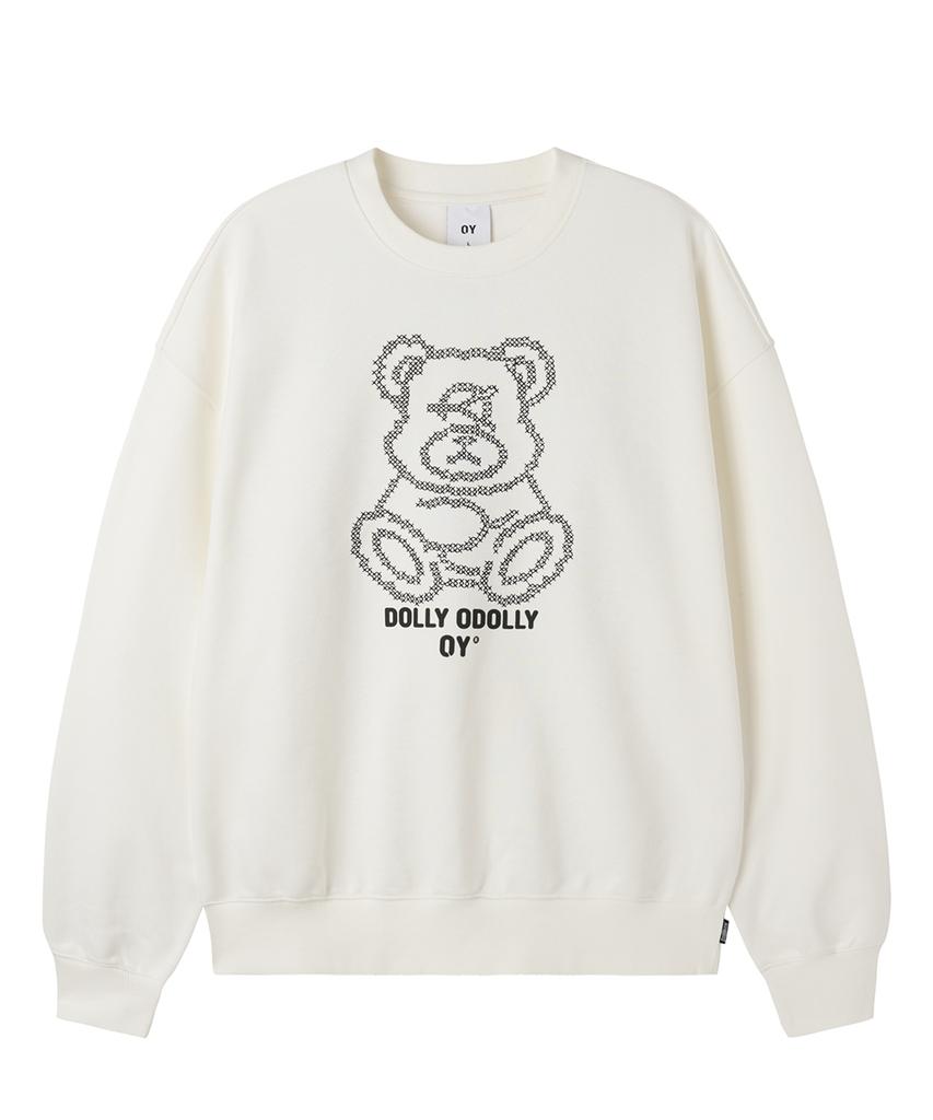OHY Stitched Dolly Crewneck - White