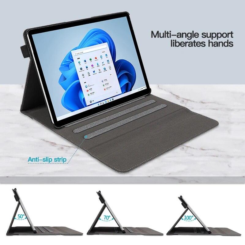 Portfolio Business Case for Microsoft Surface Pro 7 6 5 4 12.3/Pro 8 9 13"Tablet Case Pu Leather Cover Surface Go 2 3 10.5"Funda