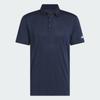 Adidas Golf 25SS Men S UlTimaTe Micro TexTure Polo ShorT Sleeve T ShirT Navy Jf9010