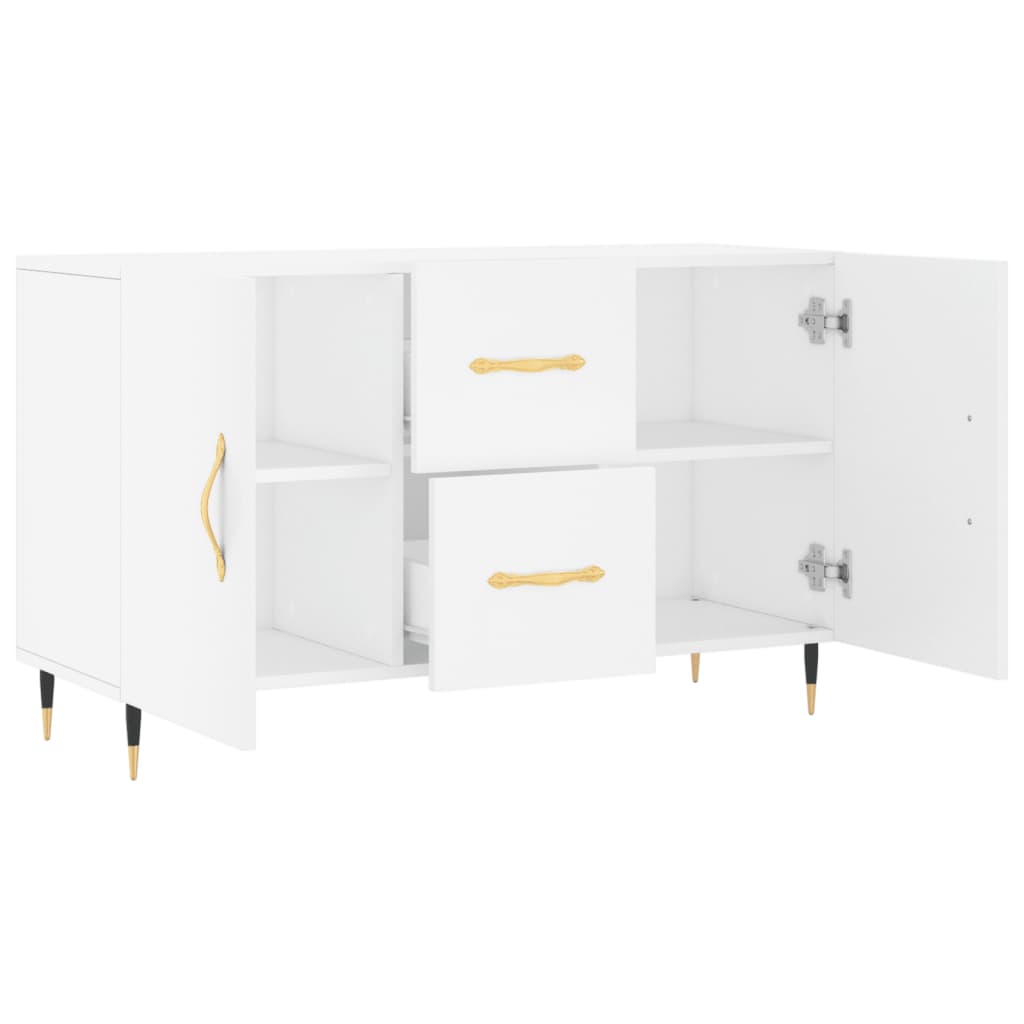 Vidaxl Komoda, Biała, 100X36X60 Cm, Materiał Drewnopochodny