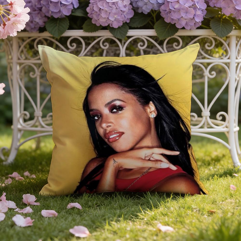 Singer A-Aaliyah Cushion Cover Home & Car Dual-Scene Pillow Cover: Reversible for Premium Comfort