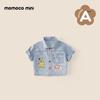 MOMOCO Boys' Short Sleeve Denim Shirt