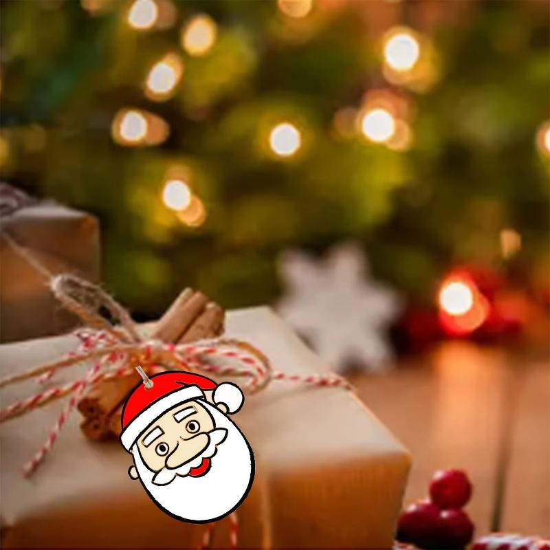 10 шт. Деревянные украшения Санта-Клауса, Деревянные изделия для граффити, раскрашенные вручную, праздничные рождественские елки и уличные украшения