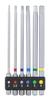 Takagi EARTH MAN Hex Bit Long for Electric Screwdrivers and Impact Drivers Set, 6-Piece Type,
