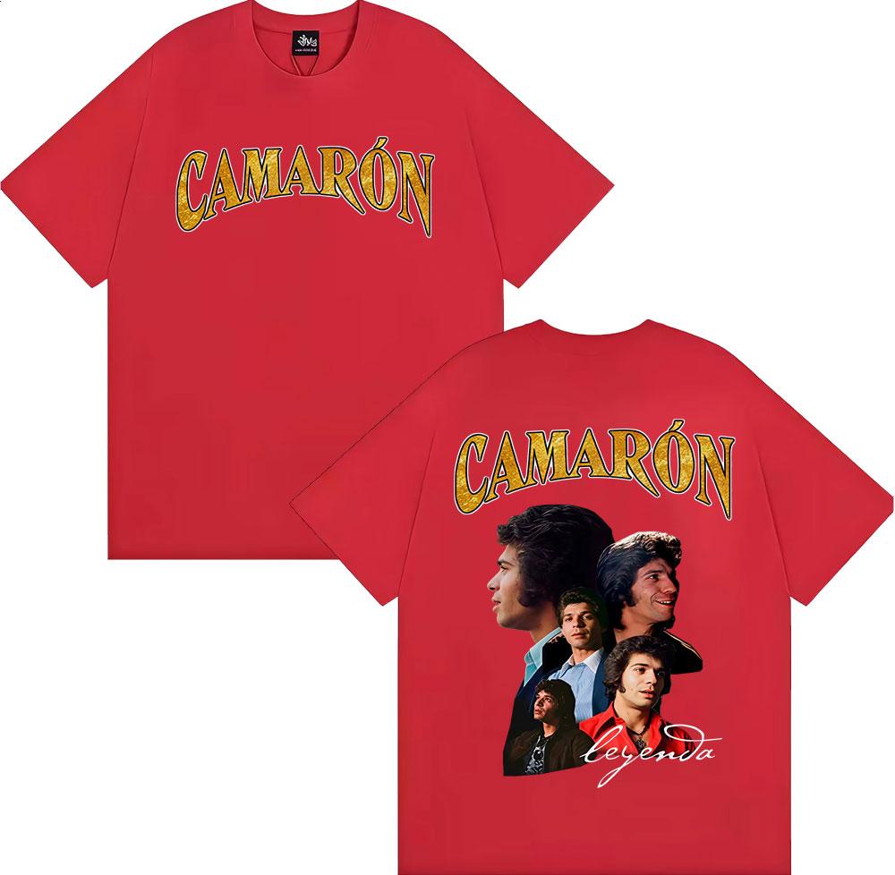 Rock Band Camarón De La Isla Album Merch T-shirts for Men Women Fashion Retro Short Sleeve T Shirt Oversized 100% Cotton T-shirt
