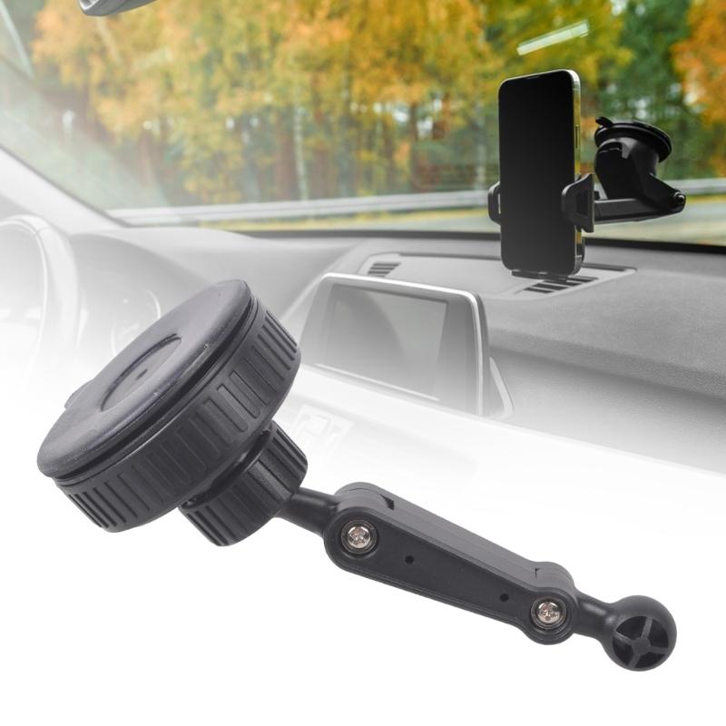 360 Degree Rotatable Sticky Suction Cup Mount For 17mm Ball Head Adapter