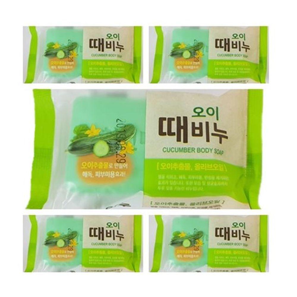 Огуречное мыло, Мыло для умывания, 5 кусков мыла для умывания