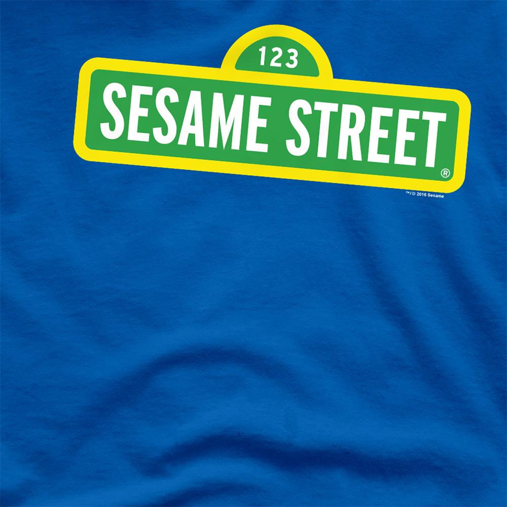 Sesame Street Унисекс футболка с логотипом для взрослых