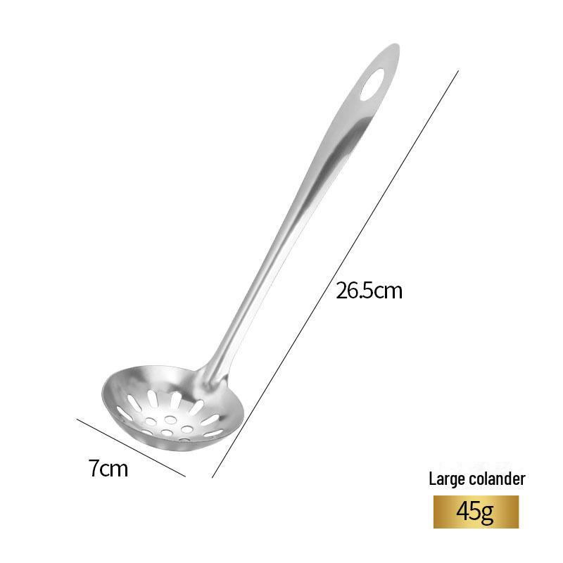 Ложка-сито из утолщенной нержавеющей стали для использования на кухне и в ресторане