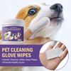 50 шт./компл. Полезные гипоаллергенные легкие салфетки для пальцев домашних животных, принадлежности для зубов кошек и собак