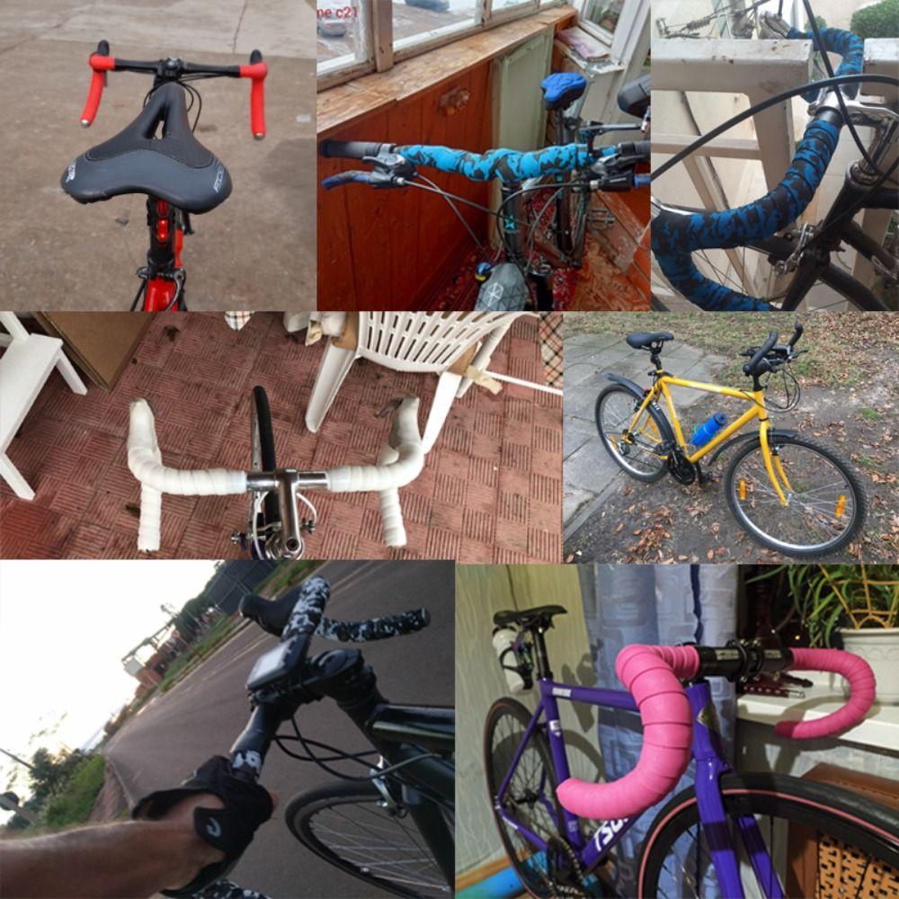 1 Pair Sponge Bicycle Handlebar Strap Eva Camouflage Cycling Handle Belt Bicycle