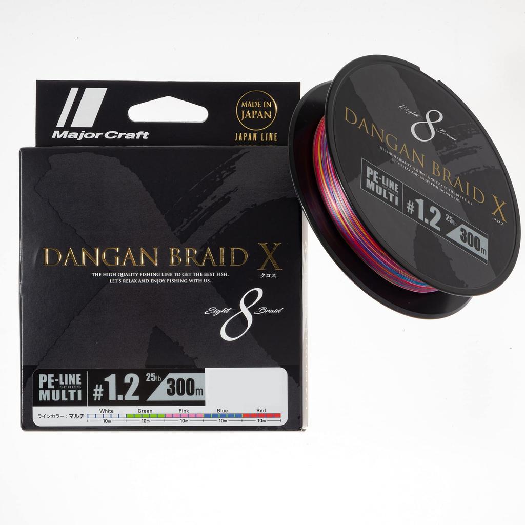 Major Craft PE Line Bullet Braid Cross DBX8-3001.2MC