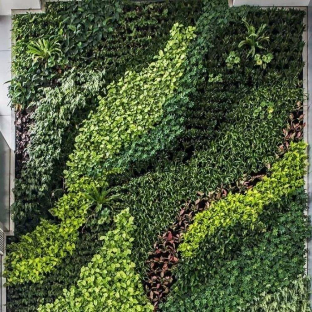 60*40 см Искусственная стеновая панель из растений Цветочная DIY Искусственный ковер из эвкалипта Прочная УФ-защита Искусственная папоротниковая трава