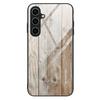 For Samsung Galaxy A05s 4G Slim Case Wood Texture Tempered Glass TPU Shockproof Phone Cover