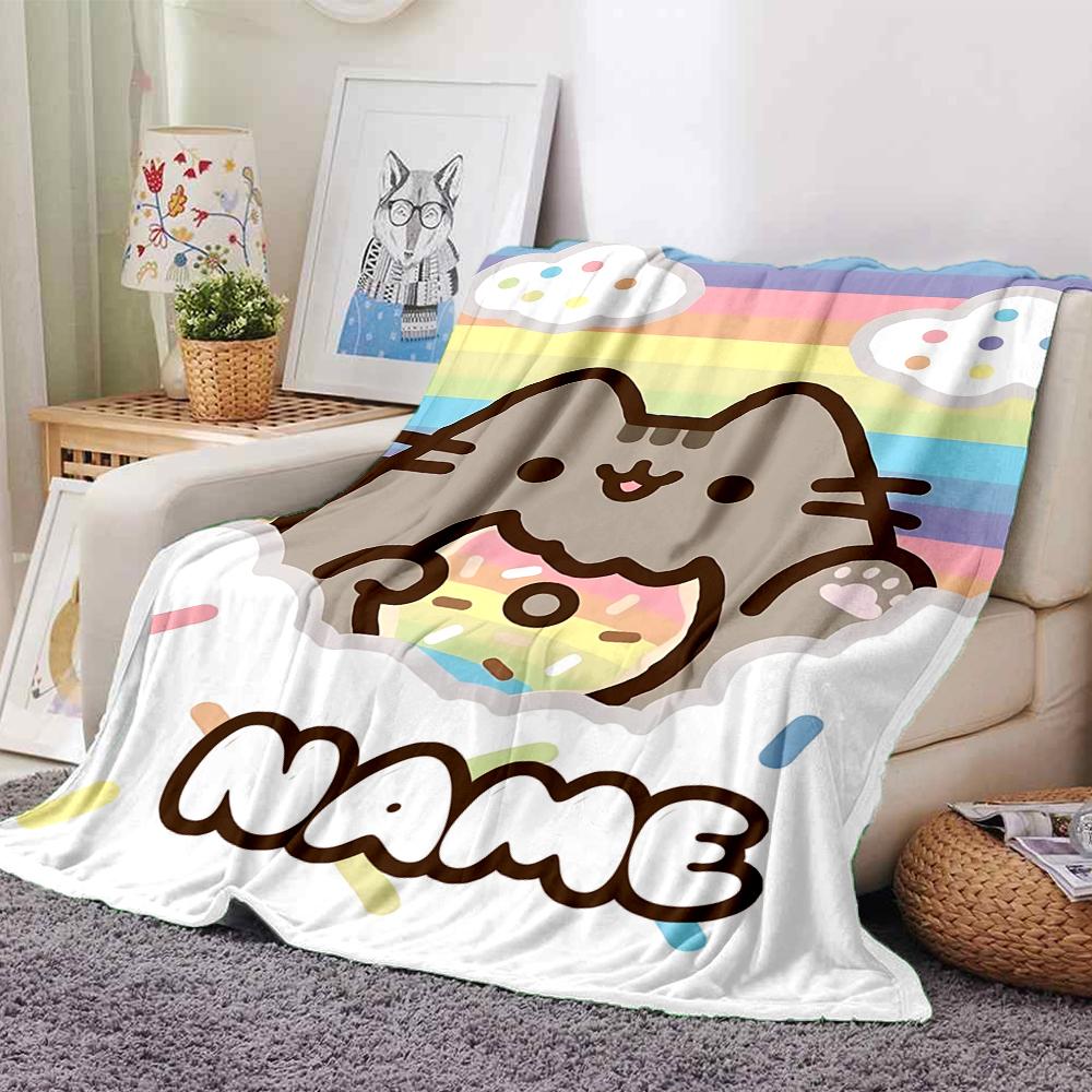 Custom Name Fall Guys Party blanket for Couch & Bed, Plush Cozy Fuzzy Blanket Super Soft & Warm Blankets for Fall and Winter. 0908119