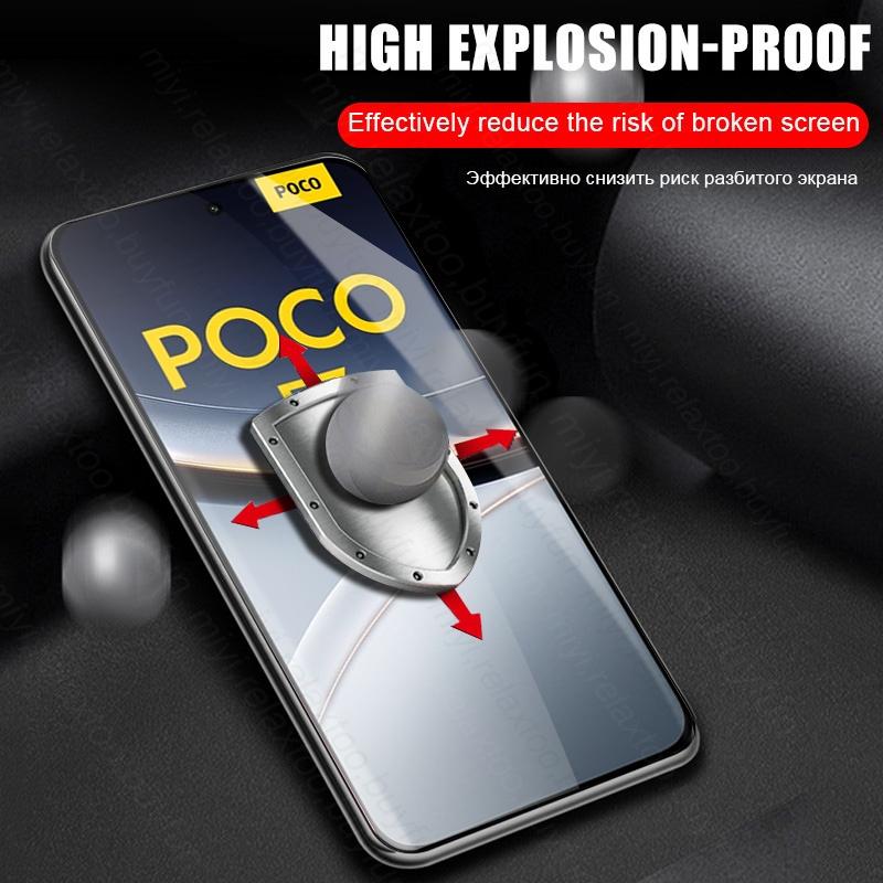 6 в 1 999D Гидрогелевая пленка для Xiaomi Poco F7 5G Изогнутые защитные стекла на PocoF7 Poko Little F7 F 7 Ultra Pro 7F Стекло для камеры