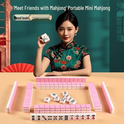 Портативные мини-плитки для маджонга для кемпинга на открытом воздухе и путешествий