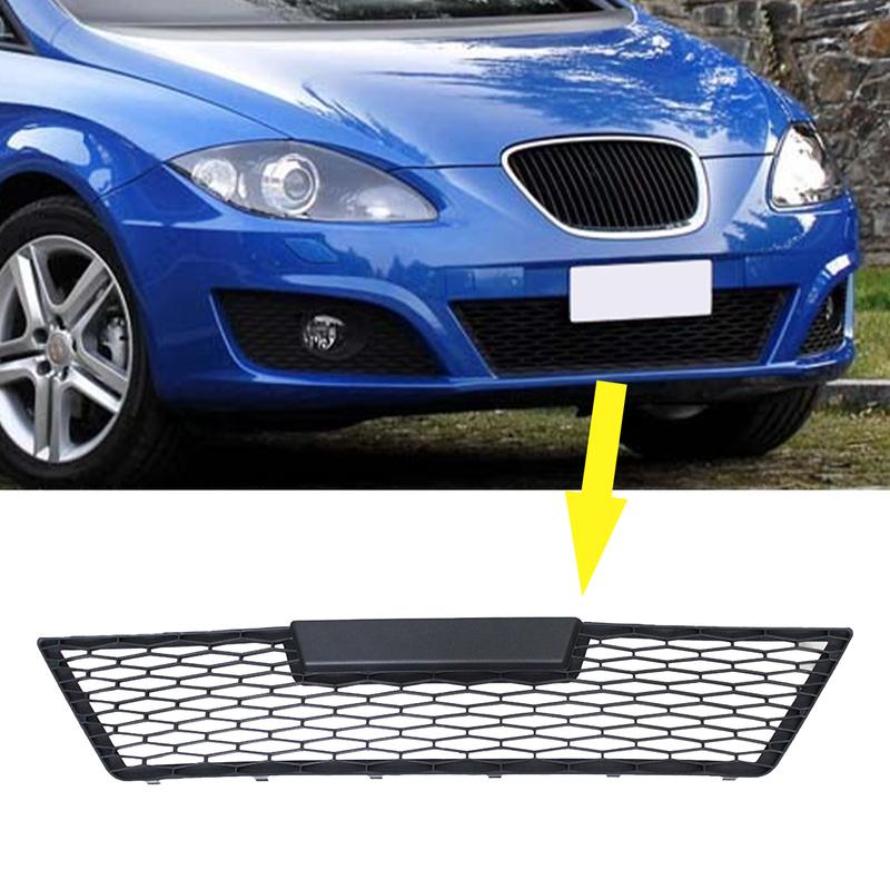 Car Front Bumper Grille Lower Grille Center Radiator Grill for Seat Leon 1P1 2009 - 2012 1P0853667C
