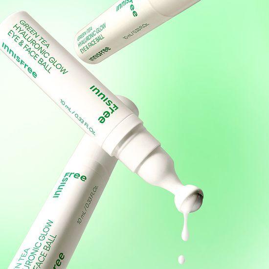 Innisfree Зеленый чай Гиалуроновая кислота Glow Eye & Face Ball 10 мл