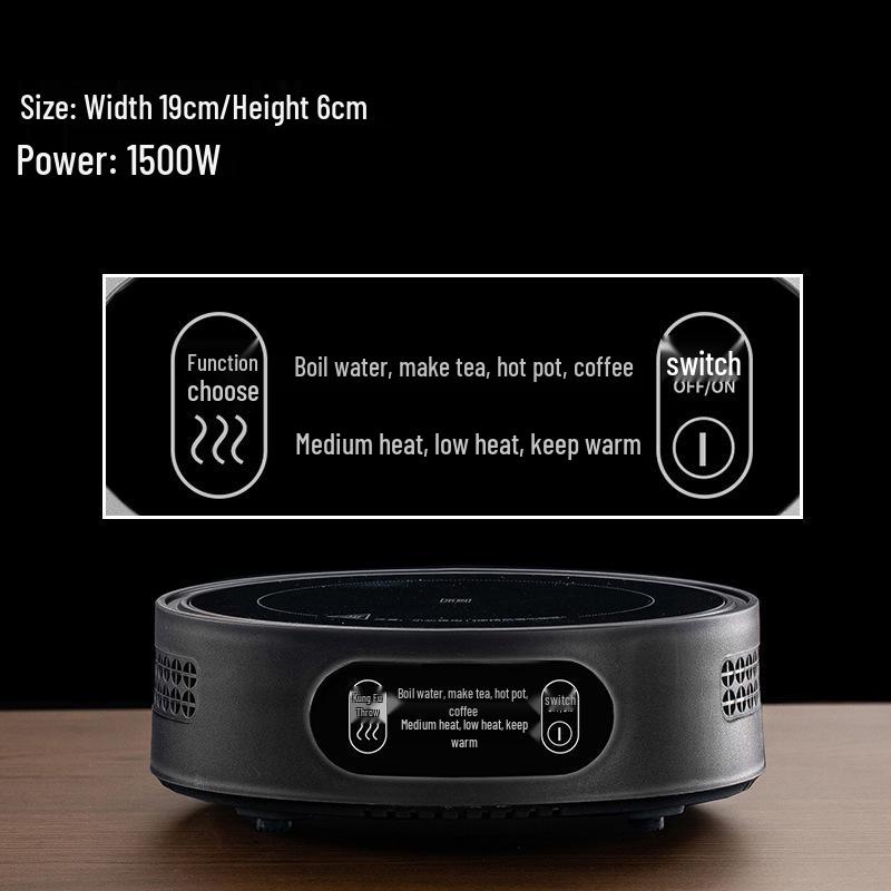 Mi Керамический 1500 Вт Мини Чайник и Индукционная Плита - Автоматический Подогрев, Компактный Дизайн для Дома