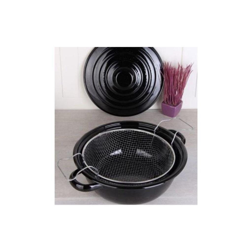 Эмалированная сковорода