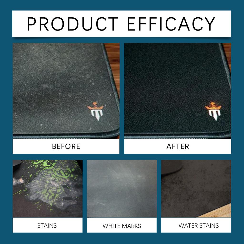 Очиститель для коврика мыши, Инструмент для чистки клавиатуры, Эффективно пенится на ковриках для мыши, Быстро сохнет и не влияет на использование, 100 мл