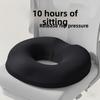 Эргономичная подушка для офисного кресла из пены с памятью - 10 часов комфорта, регулируемая поддержка бедер и поясницы | Подушка сиденья средней мягкости